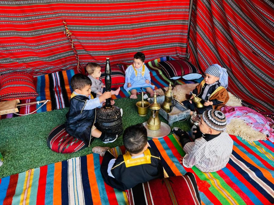 حضانات المركز الجماهيري رهط تحتفي بأسبوع التراث البدوي